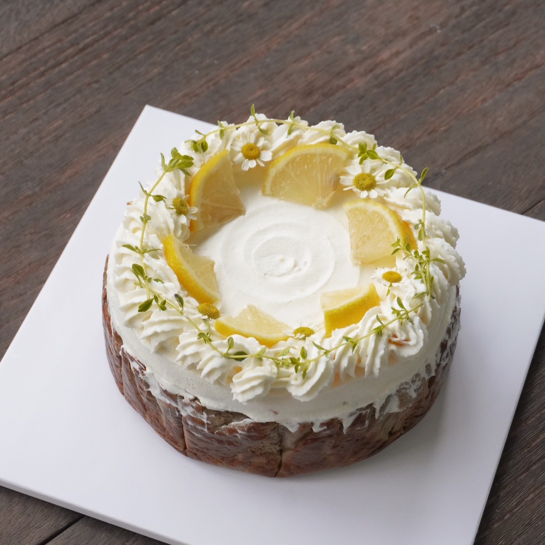 柚香鐵觀音巴斯克乳酪蛋糕