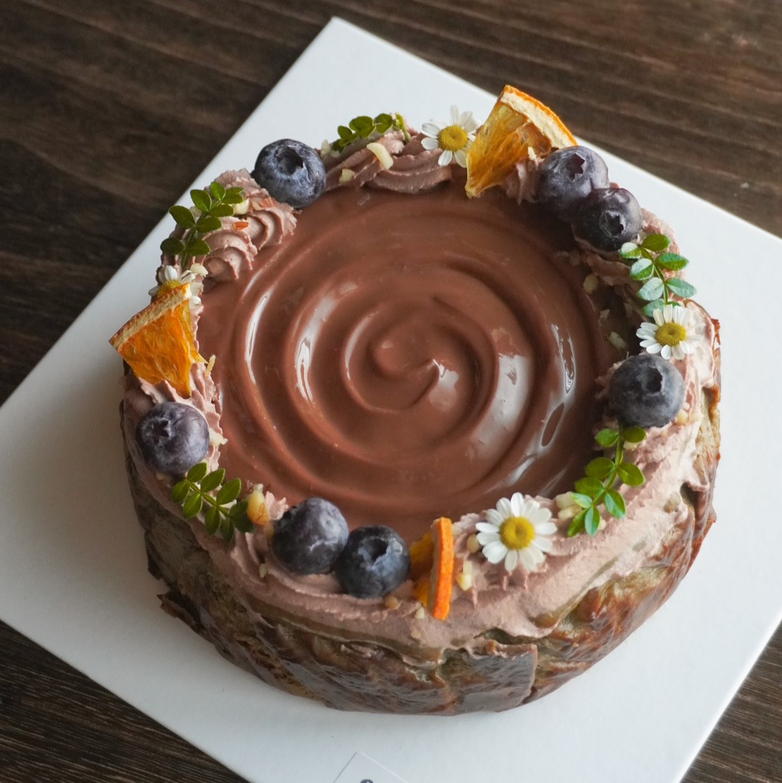 伯爵法芙娜可可巴斯克乳酪蛋糕